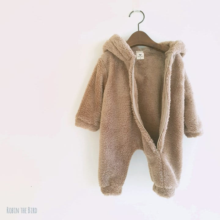 SAEROBIN - Korean Children Fashion - #Kfashion4kids - Boa Bear Jumpsuit - 4