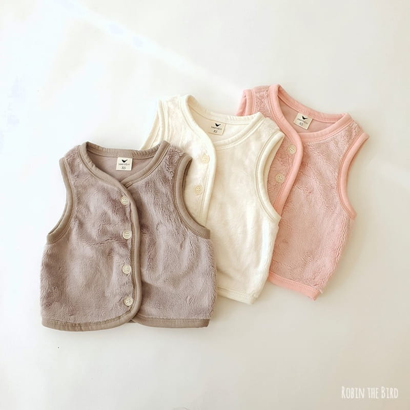 SAEROBIN - Korean Children Fashion - #Kfashion4kids - Milk Boa Sleep Vest - 2