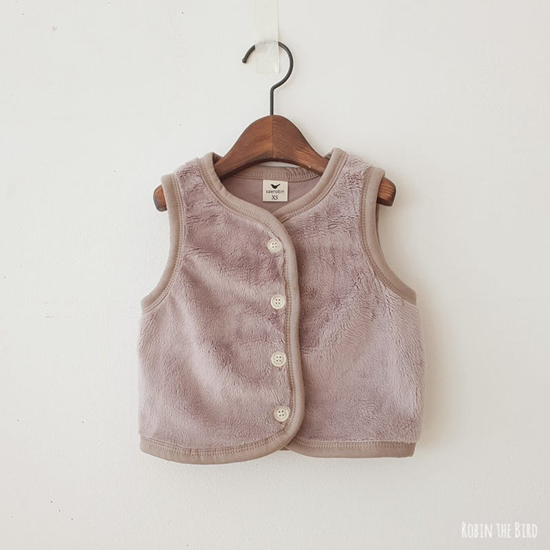 SAEROBIN - Korean Children Fashion - #Kfashion4kids - Milk Boa Sleep Vest - 5