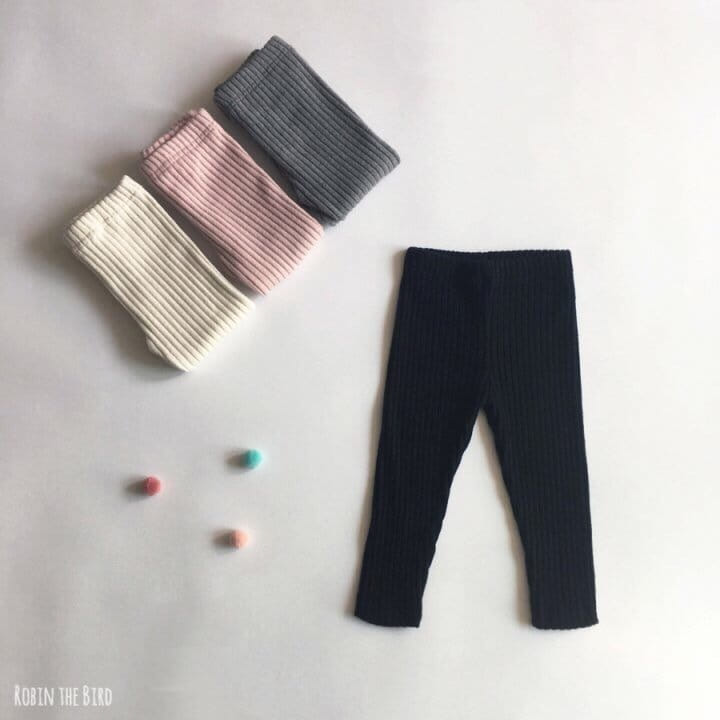 SAEROBIN - Korean Children Fashion - #Kfashion4kids - Fleece Rib Leggings - 3