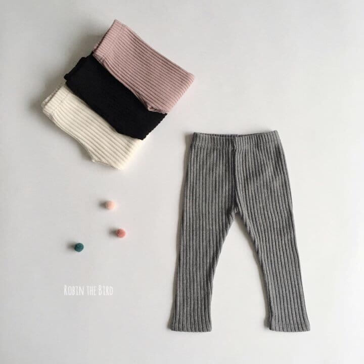 SAEROBIN - Korean Children Fashion - #Kfashion4kids - Fleece Rib Leggings - 4