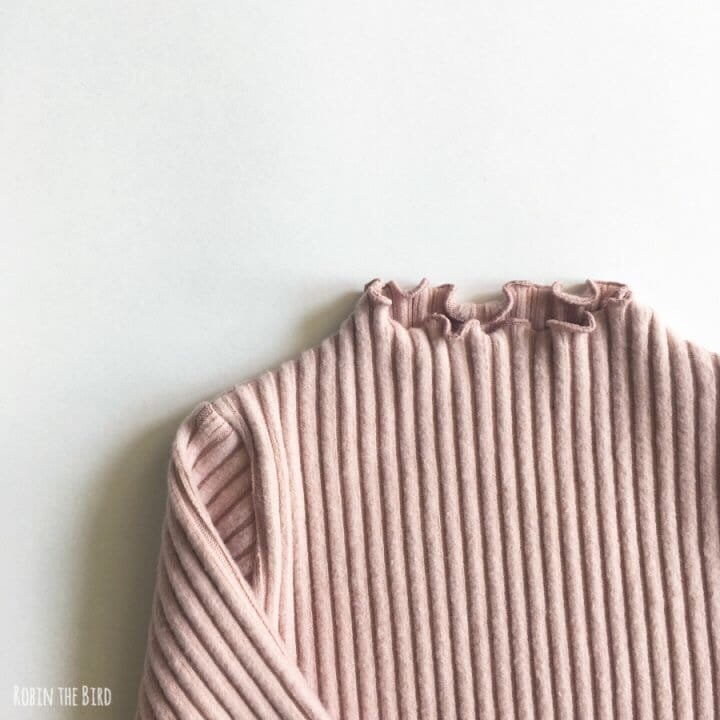 SAEROBIN - Korean Children Fashion - #Kfashion4kids - Fleece Rib Tery Tee - 3
