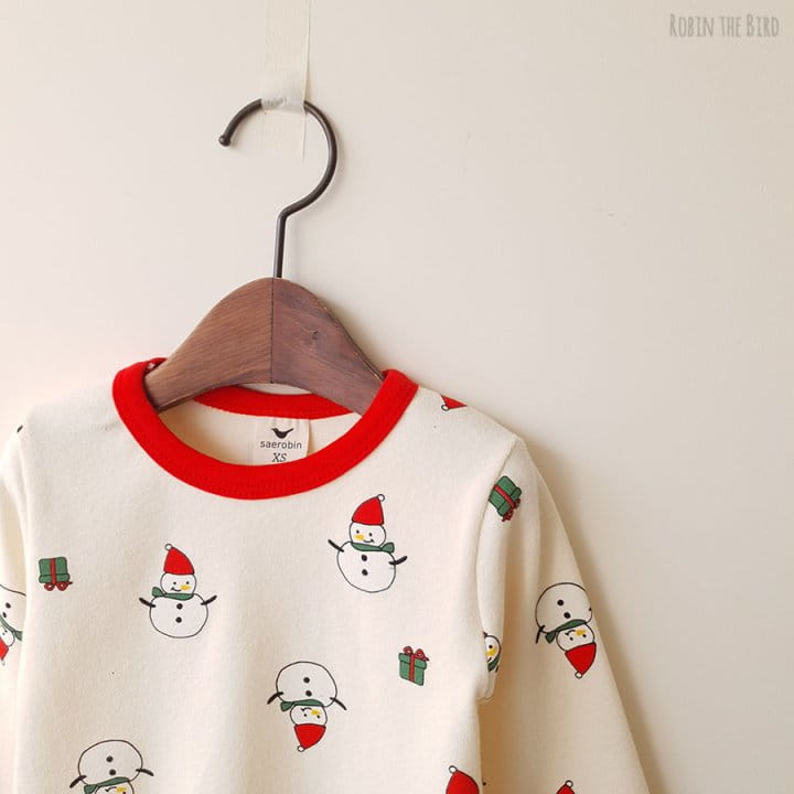 SAEROBIN - Korean Children Fashion - #Kfashion4kids - Snowman Easywear - 3