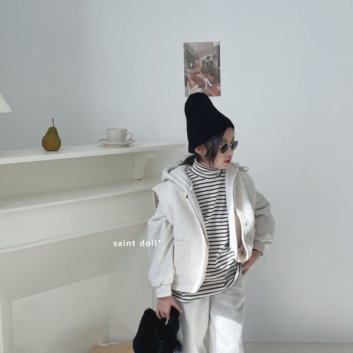 SAINT DOLL - Korean Children Fashion - #Kfashion4kids - Fleece Color Vest - 12