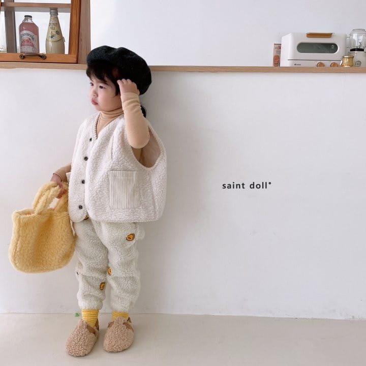 SAINT DOLL - Korean Children Fashion - #Kfashion4kids - Fleece Color Vest - 3