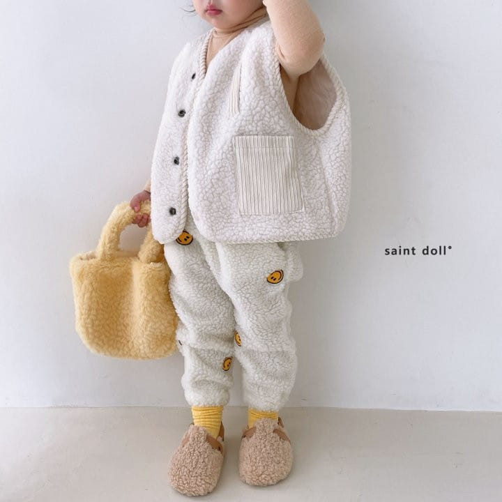 SAINT DOLL - Korean Children Fashion - #Kfashion4kids - Fleece Color Vest - 4