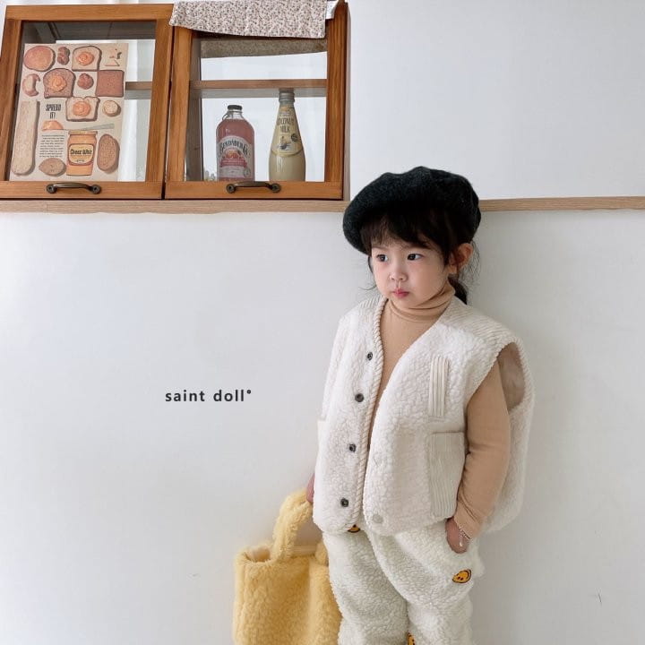 SAINT DOLL - Korean Children Fashion - #Kfashion4kids - Fleece Color Vest - 6