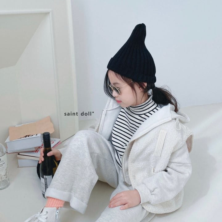 SAINT DOLL - Korean Children Fashion - #Kfashion4kids - Fleece Short Hoody Zip-up