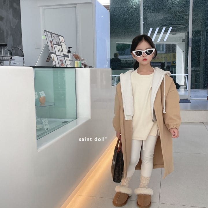 SAINT DOLL - Korean Children Fashion - #Kfashion4kids - Fleece Short Hoody Zip-up - 11