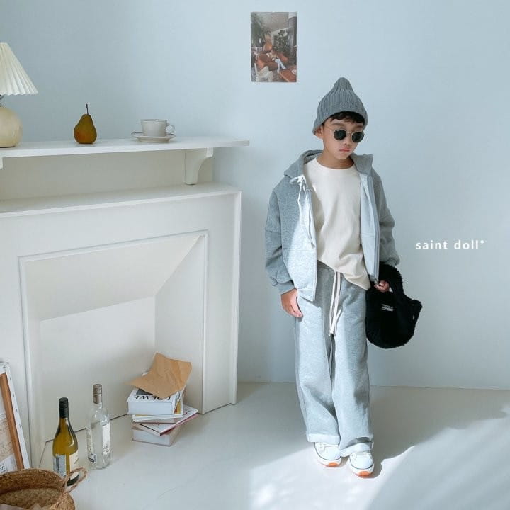 SAINT DOLL - Korean Children Fashion - #Kfashion4kids - Fleece Short Hoody Zip-up - 3