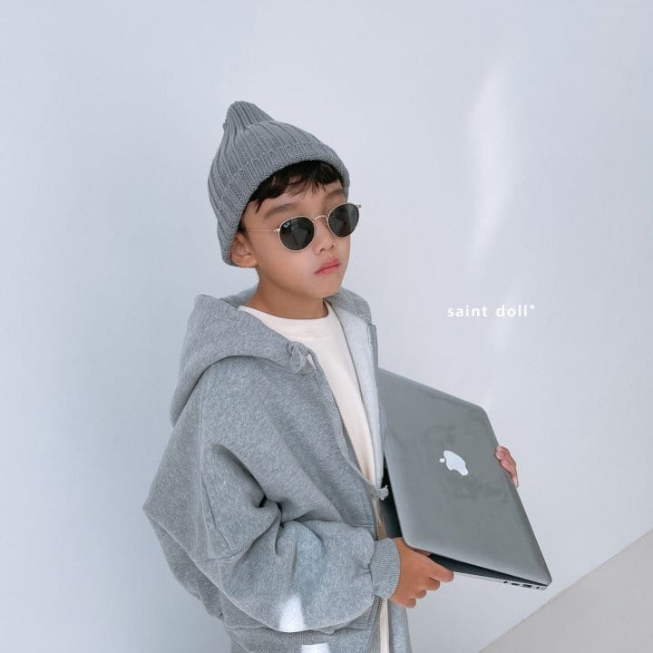 SAINT DOLL - Korean Children Fashion - #Kfashion4kids - Fleece Short Hoody Zip-up - 5