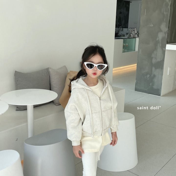 SAINT DOLL - Korean Children Fashion - #Kfashion4kids - Fleece Short Hoody Zip-up - 8