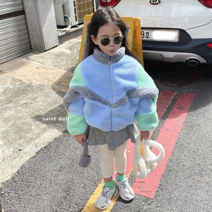 SAINT DOLL - Korean Children Fashion - #Kfashion4kids - Cotton Candy Zip-up - 3