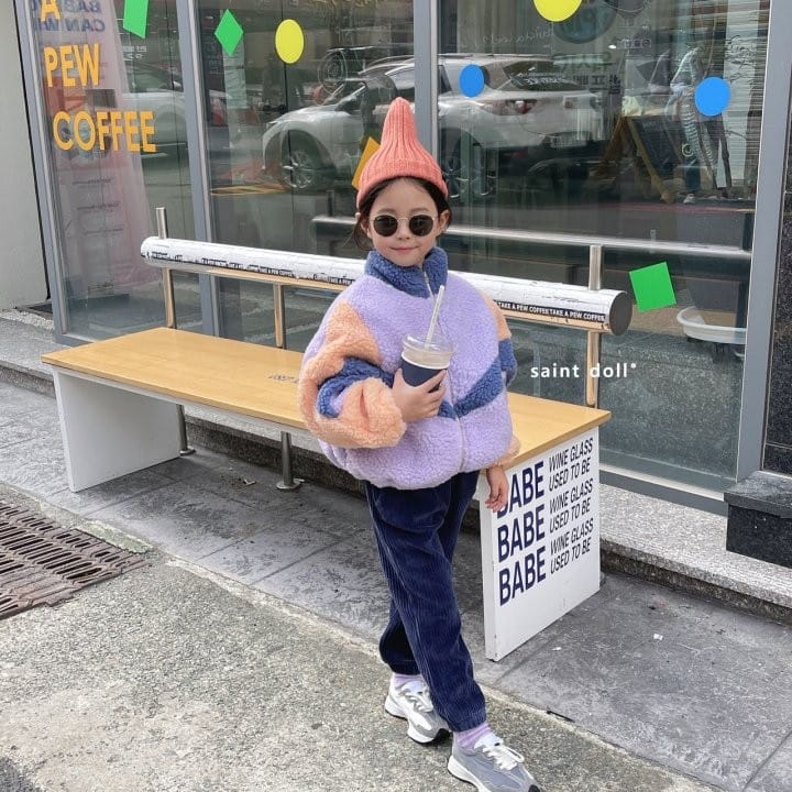 SAINT DOLL - Korean Children Fashion - #Kfashion4kids - Cotton Candy Zip-up - 9