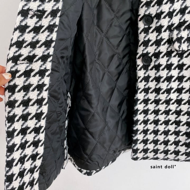 SAINT DOLL - Korean Children Fashion - #Kfashion4kids - Howond Check Long Coat - 2