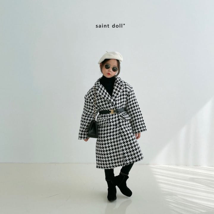 SAINT DOLL - Korean Children Fashion - #Kfashion4kids - Howond Check Long Coat - 5