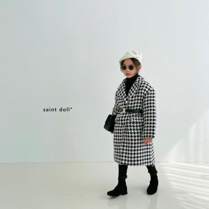 SAINT DOLL - Korean Children Fashion - #Kfashion4kids - Howond Check Long Coat - 6