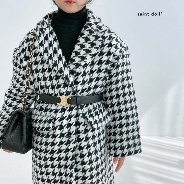 SAINT DOLL - Korean Children Fashion - #Kfashion4kids - Howond Check Long Coat - 7