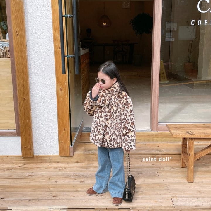 SAINT DOLL - Korean Children Fashion - #Kfashion4kids - Leopard Reversible Jacket - 3