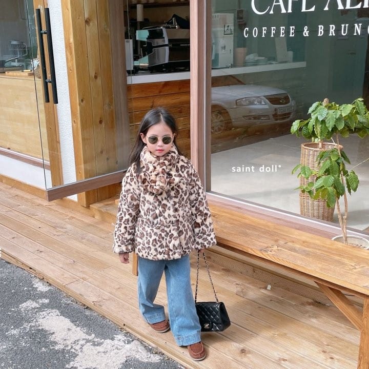 SAINT DOLL - Korean Children Fashion - #Kfashion4kids - Leopard Reversible Jacket - 4