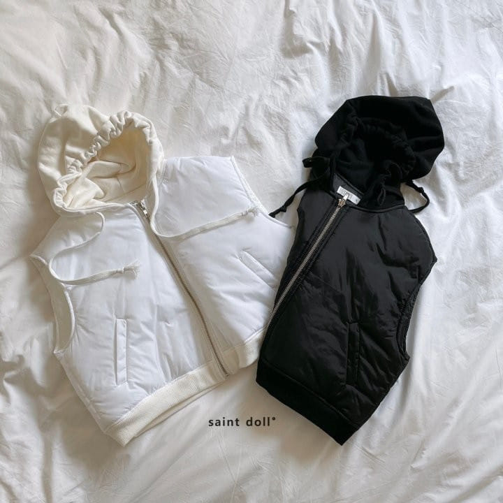 SAINT DOLL - Korean Children Fashion - #Kfashion4kids - Hoody Padding Vest - 11