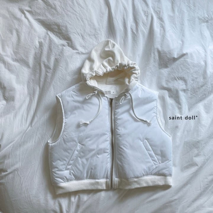 SAINT DOLL - Korean Children Fashion - #Kfashion4kids - Hoody Padding Vest - 12