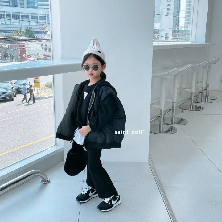 SAINT DOLL - Korean Children Fashion - #Kfashion4kids - Hoody Padding Vest - 2