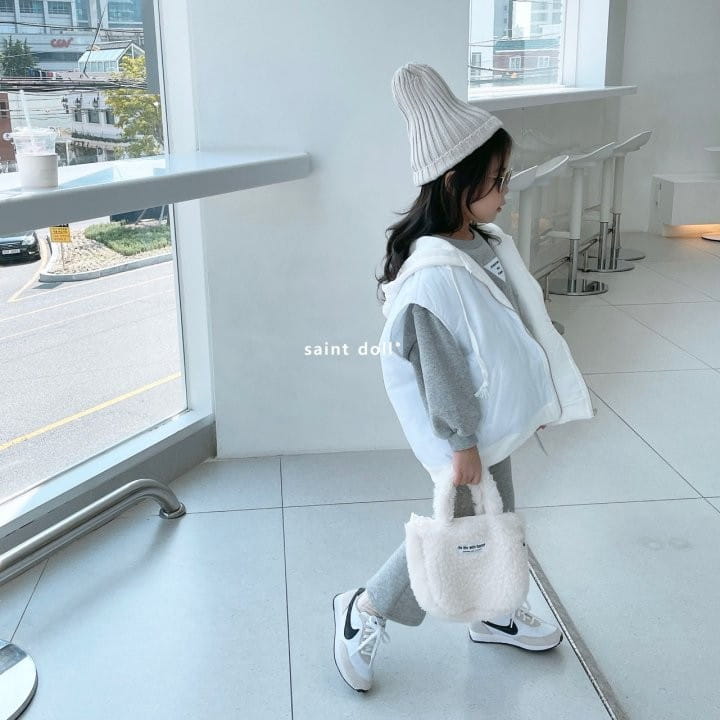 SAINT DOLL - Korean Children Fashion - #Kfashion4kids - Hoody Padding Vest - 4