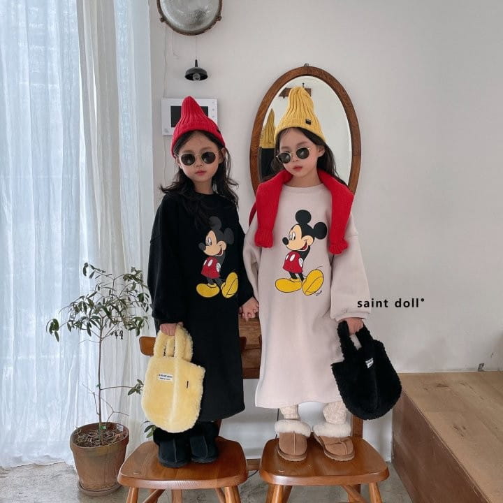 SAINT DOLL - Korean Children Fashion - #Kfashion4kids - Mickey Long One-piece
