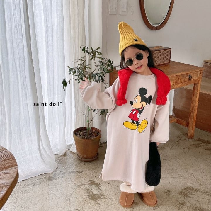 SAINT DOLL - Korean Children Fashion - #Kfashion4kids - Mickey Long One-piece - 10
