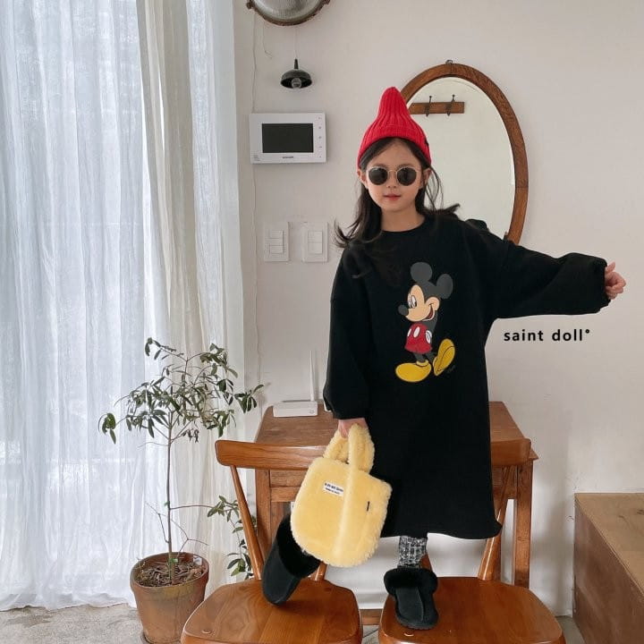 SAINT DOLL - Korean Children Fashion - #Kfashion4kids - Mickey Long One-piece - 11