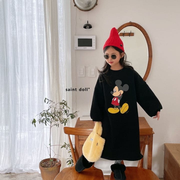 SAINT DOLL - Korean Children Fashion - #Kfashion4kids - Mickey Long One-piece - 5