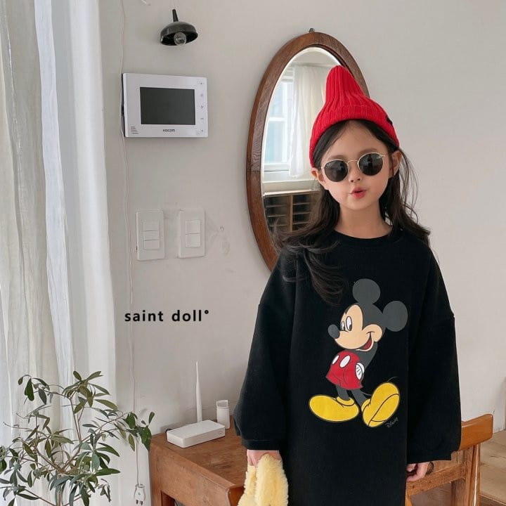 SAINT DOLL - Korean Children Fashion - #Kfashion4kids - Mickey Long One-piece - 7