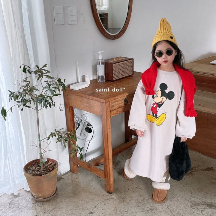 SAINT DOLL - Korean Children Fashion - #Kfashion4kids - Mickey Long One-piece - 8