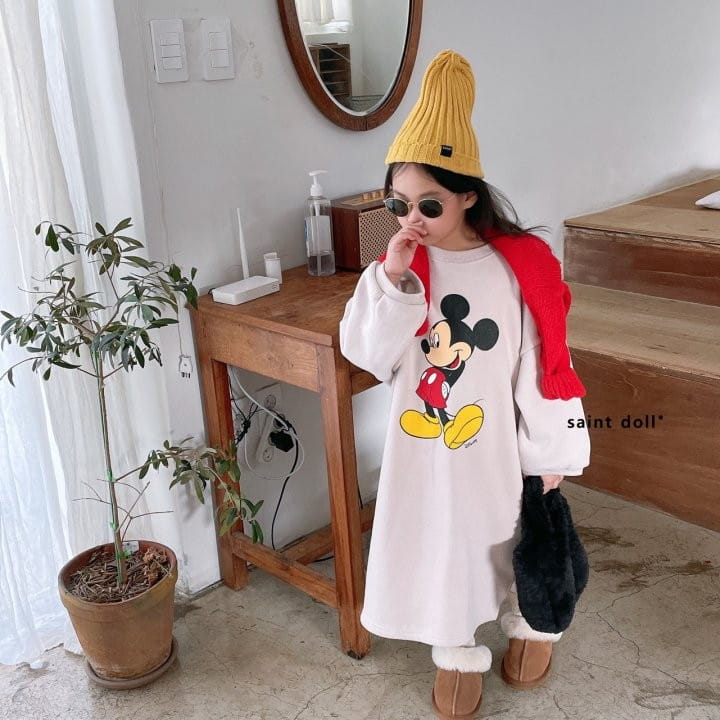 SAINT DOLL - Korean Children Fashion - #Kfashion4kids - Mickey Long One-piece - 9
