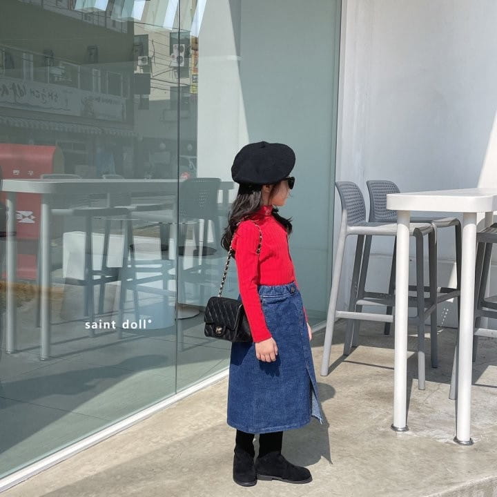 SAINT DOLL - Korean Children Fashion - #Kfashion4kids - Denim Skirt - 10
