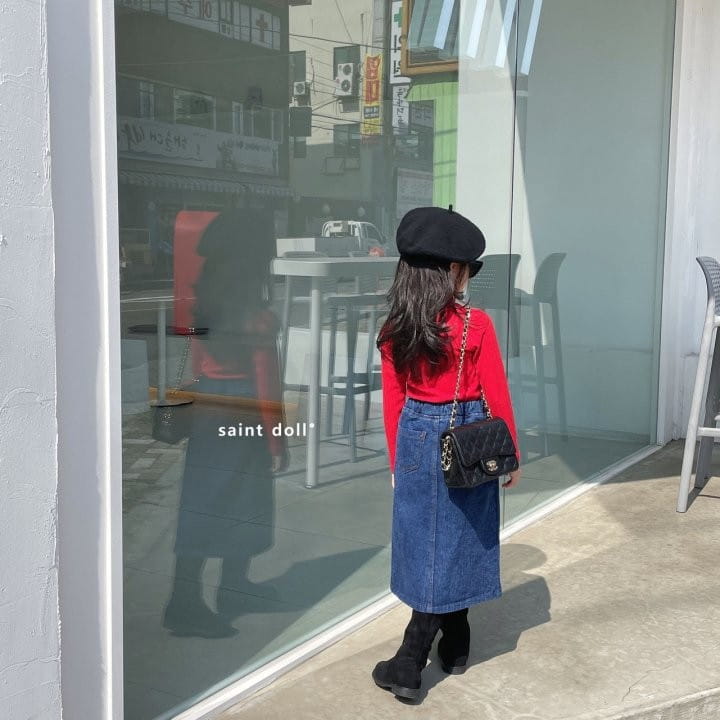 SAINT DOLL - Korean Children Fashion - #Kfashion4kids - Denim Skirt - 11