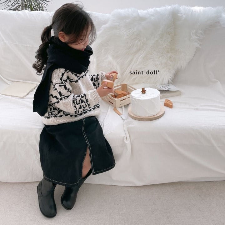 SAINT DOLL - Korean Children Fashion - #Kfashion4kids - Denim Skirt - 5