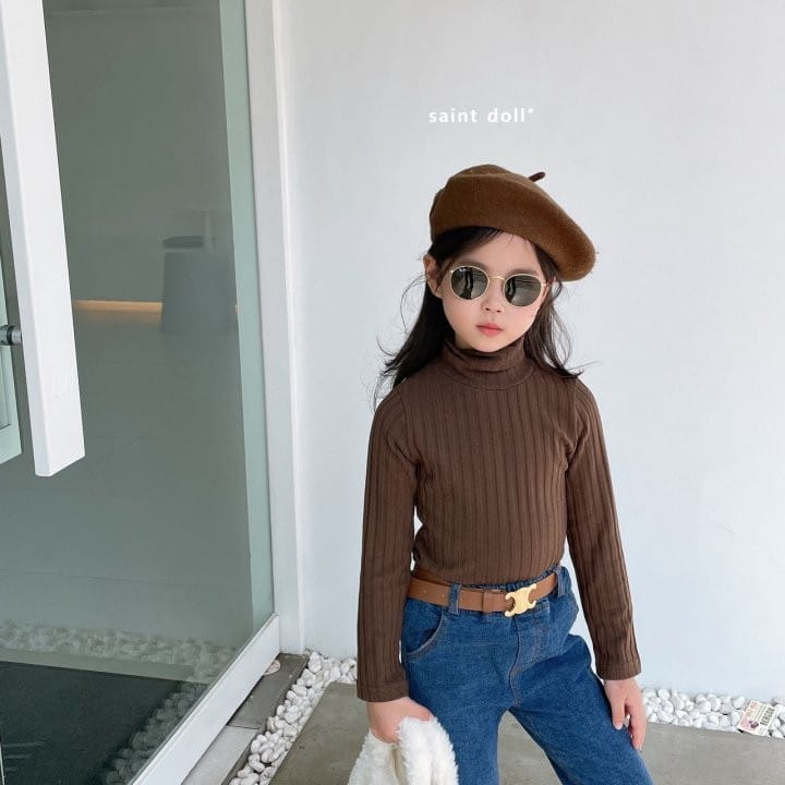 SAINT DOLL - Korean Children Fashion - #Kfashion4kids - Walk Turtleneck Tee