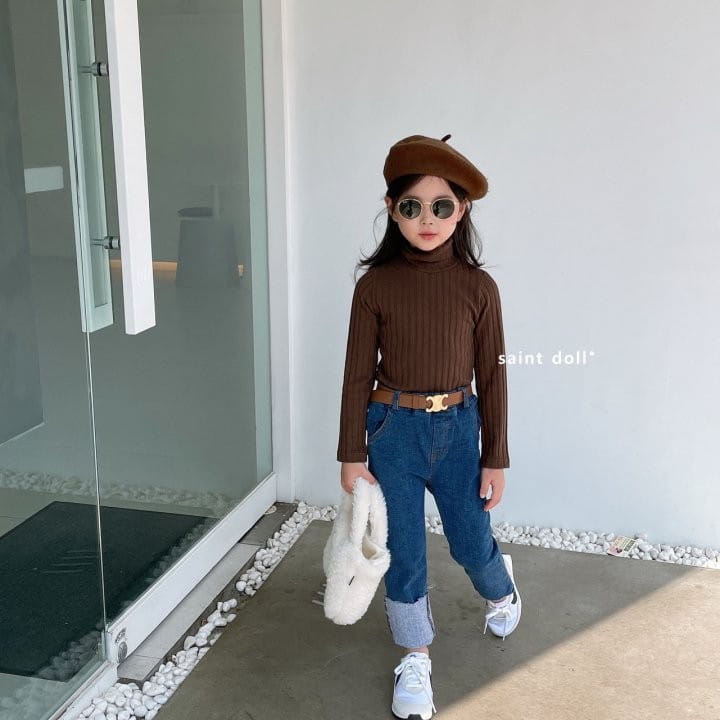 SAINT DOLL - Korean Children Fashion - #Kfashion4kids - Walk Turtleneck Tee - 2