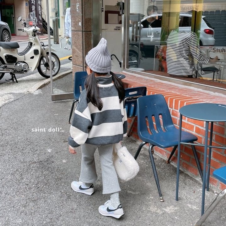 SAINT DOLL - Korean Children Fashion - #Kfashion4kids - Danjak Over Collar Sweatshirt - 5