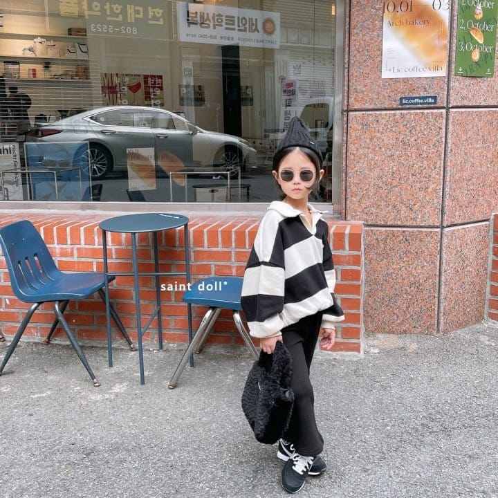 SAINT DOLL - Korean Children Fashion - #Kfashion4kids - Danjak Over Collar Sweatshirt - 8