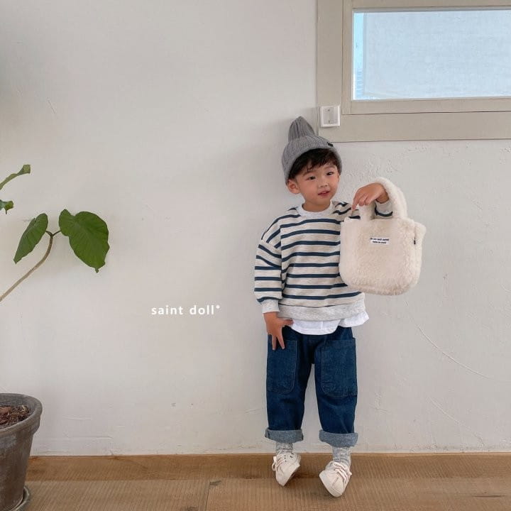 SAINT DOLL - Korean Children Fashion - #Kfashion4kids - Stripes Layered Sweatshirt - 3