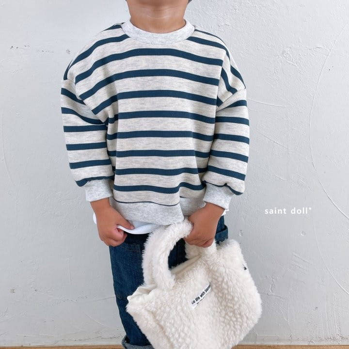 SAINT DOLL - Korean Children Fashion - #Kfashion4kids - Stripes Layered Sweatshirt - 4