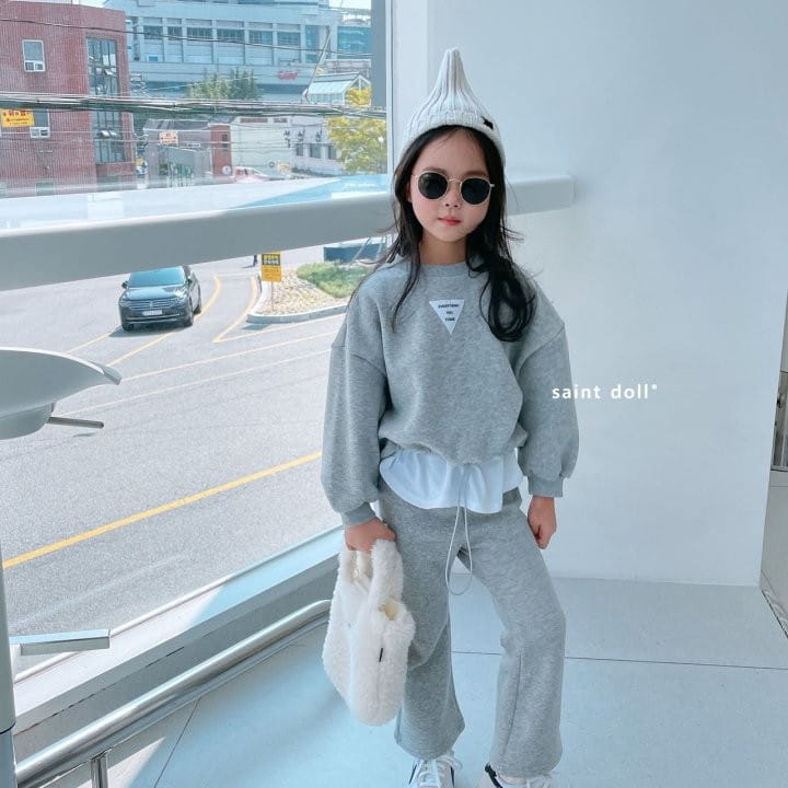 SAINT DOLL - Korean Children Fashion - #Kfashion4kids - Triangle String Sweatshirt - 4