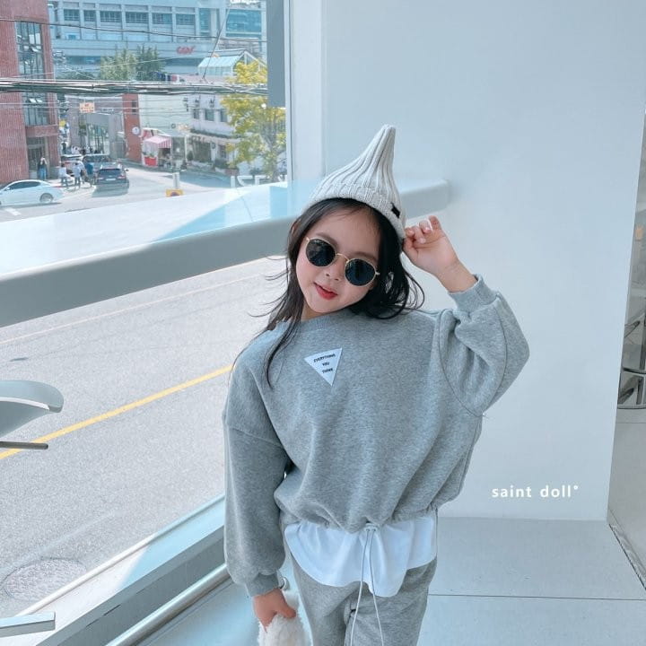 SAINT DOLL - Korean Children Fashion - #Kfashion4kids - Triangle String Sweatshirt - 6