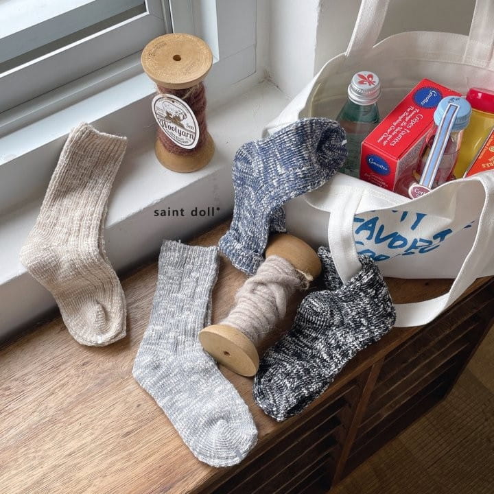 SAINT DOLL - Korean Children Fashion - #Kfashion4kids - Bocha Socks Set [set of 4]