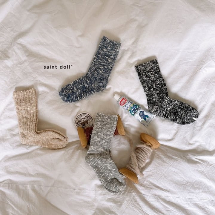SAINT DOLL - Korean Children Fashion - #Kfashion4kids - Bocha Socks Set [set of 4] - 7