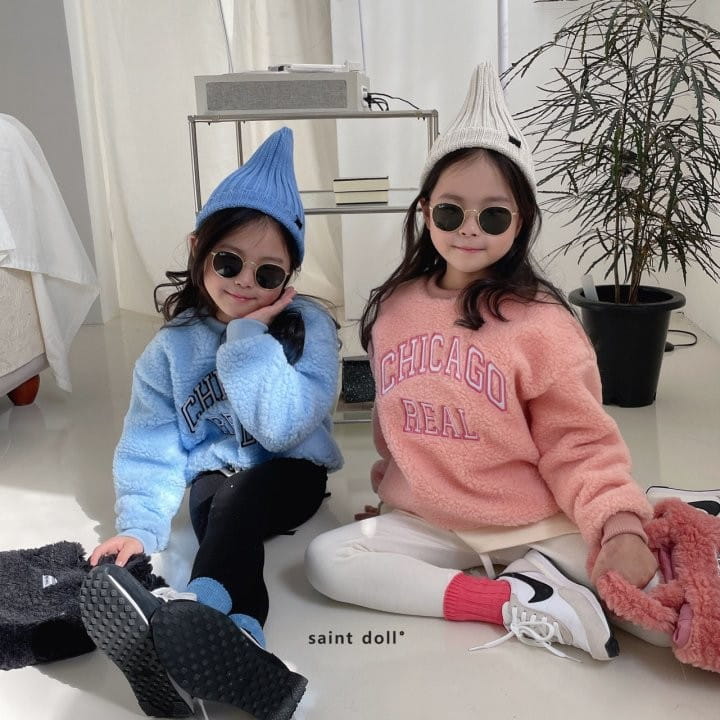 SAINT DOLL - Korean Children Fashion - #Kfashion4kids - Chicago Fleece Sweatshirt