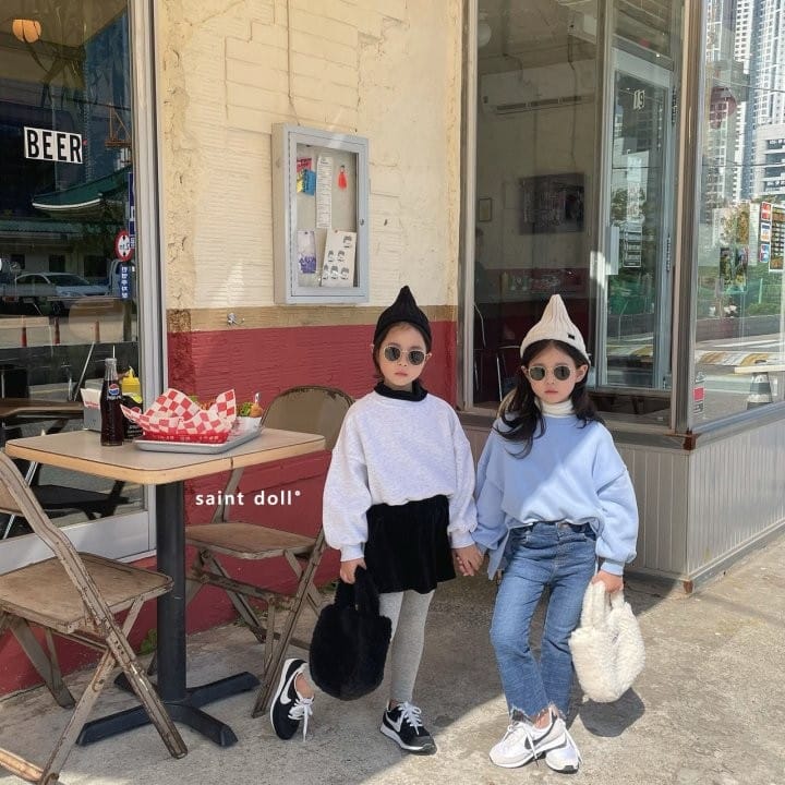 SAINT DOLL - Korean Children Fashion - #Kfashion4kids - Unbal Simple Sweatshirt